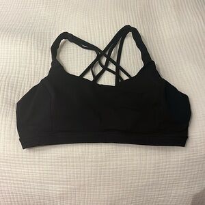 Lululemon black sports bra size 12